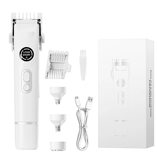 INF Épilateur multifonction 4-en-1 : Tondeuse pour le corps, le visage, le nez et les oreilles