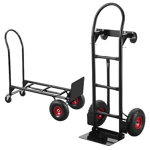 TEENO Chariot Pliable 2 en 1 Multifonction, Chariot à Plateforme,Capacité de Charge de 250