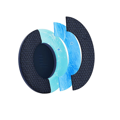 INF Coussinets d'oreille de remplacement compatibles avec les casques BOSE QC45/QC45ii/QC45SC/