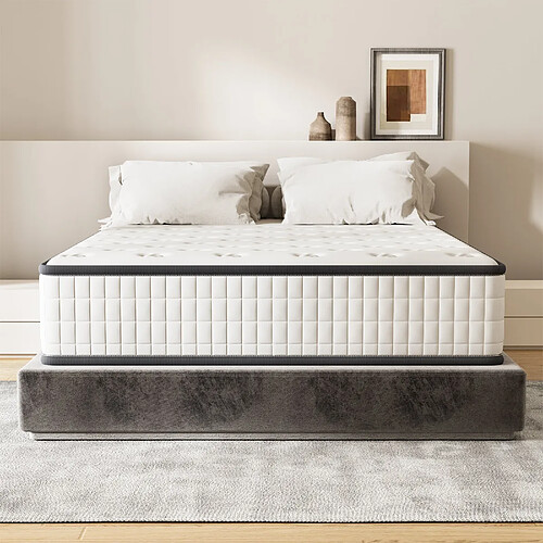 DEWINNER Matelas en Mousse à Mémoire de Forme Haute Densité140*190 cm-16 cm Épaisseur