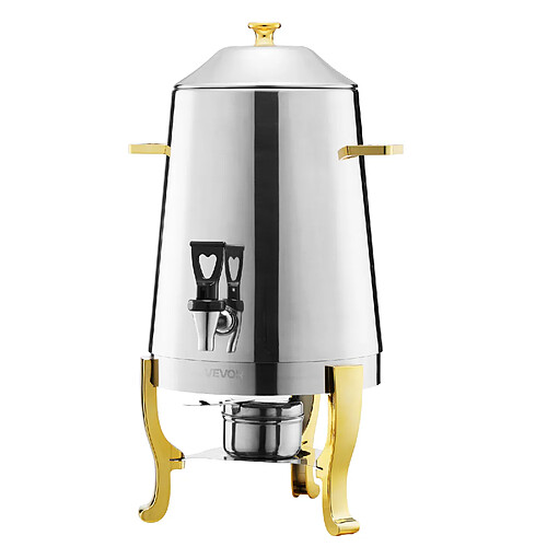 VEVOR Distributeur de Boissons Fontaine à Eau Chaud et Froid en Inox 13 L Fêtes