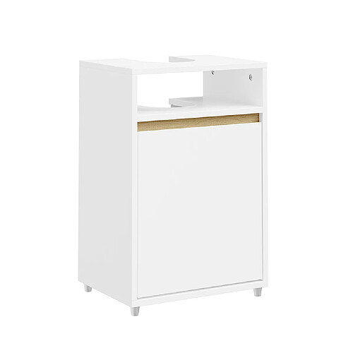 SoBuy Armoire sous-lavabo push-pull blanc 40x36x60 cm BZR222-W
