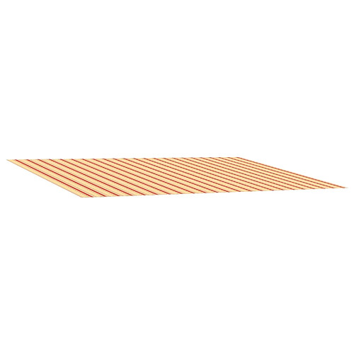 vidaXL Toile de rechange pour auvent Multicolore 600 × 350 cm