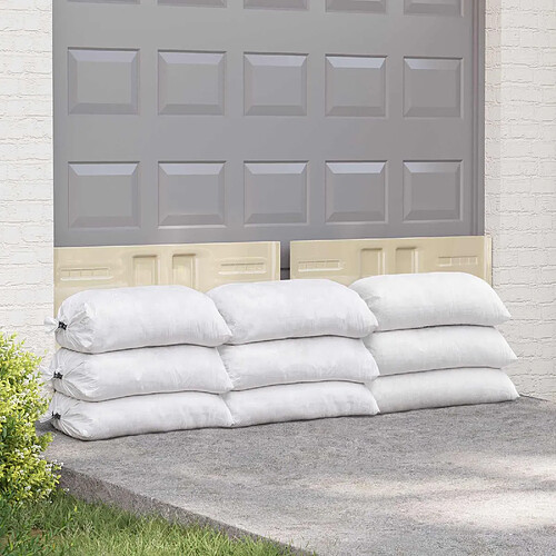 vidaXL Sacs tissés 100 pièces Blanc 40 x 60 cm PP