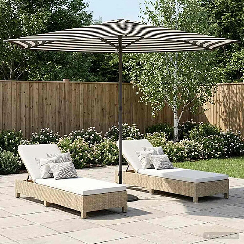 vidaXL Parasol de jardin 270 x 270 cm Polyester Rectangulaire