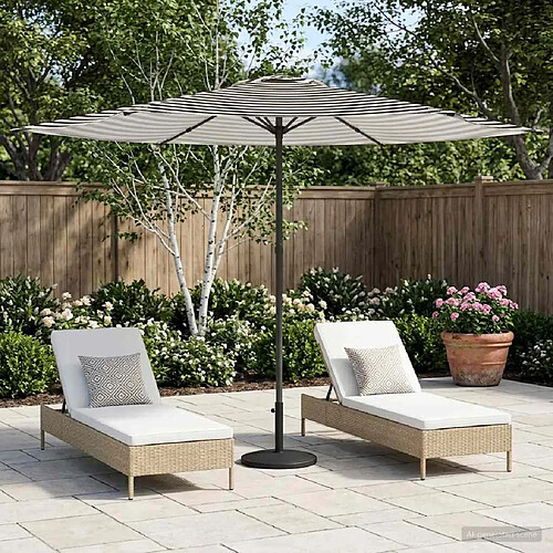 vidaXL Parasol de jardin 300 x 300 cm Polyester Rectangulaire