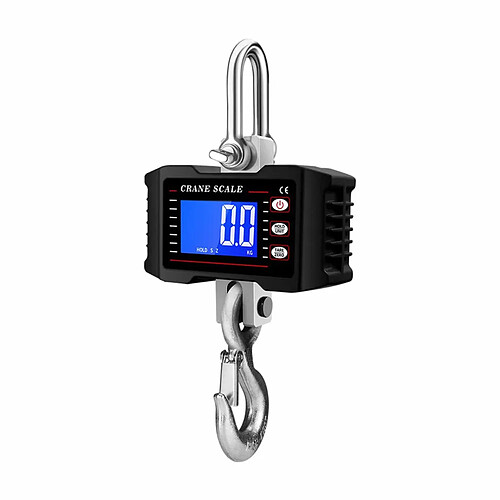 INF Balance de Grue Numérique 2000kg - Balance Suspendue Robuste avec Écran LCD, Alimentée par