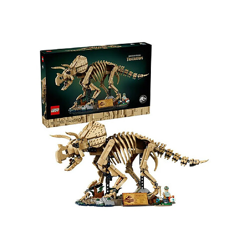 LEGO Jurassic World 77985 - Fossiles de dinosaures Tricératops - 1154 pièces