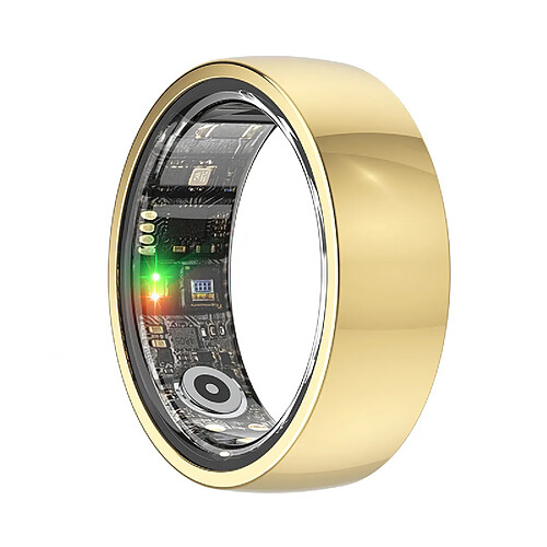 INF Smart Ring R1000 – Bluetooth 5.0, moniteur de sommeil et d'oxygène dans le sang Gold 13