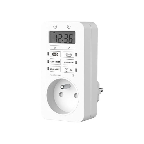 GAO Minuteur numérique programmable - Soir, Matin, Nuit - 1 min à 24 h