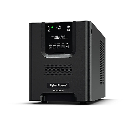 CyberPower PR1500ELCD - Onduleur interactif 1500 VA - Sinusoïde pure - Noir