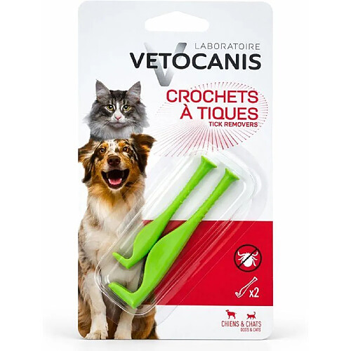 VETOCANIS Crochet à Tiques pour Chiens et Chats