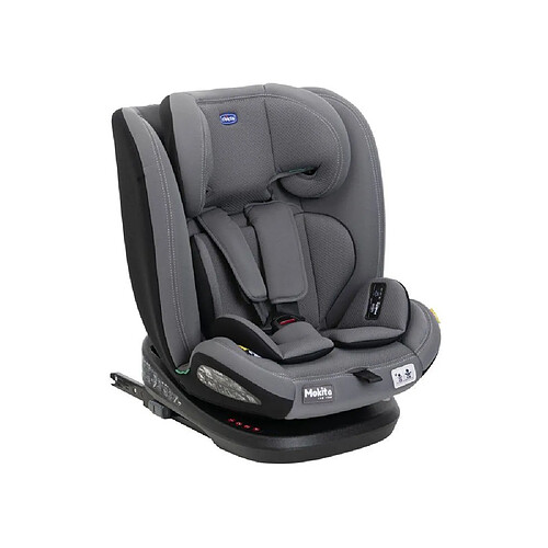 Chicco Mokita i-Size - 76 à 150 cm - Gris Noir - Harnais 5 points