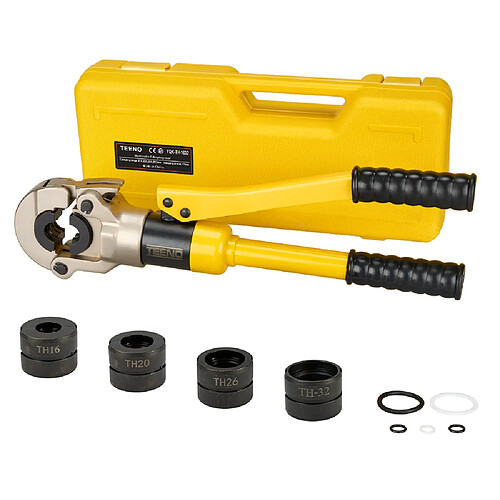 Teeno Pince à Sertir Multicouche 100kn, Pour Raccords sur Tubes: TH16, TH20, TH26, TH32