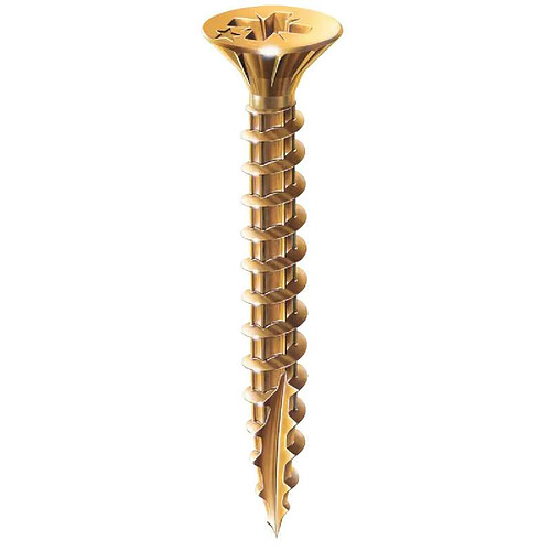 ROCKET Vis à bois aggloméré Pozidriv fraisée 3,5 x 30 mm - Boîte de 500