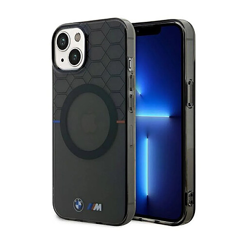 BMW BMHMP14MHGPK Coque de protection pour iPhone 14 Plus 6,7`` Motif gris