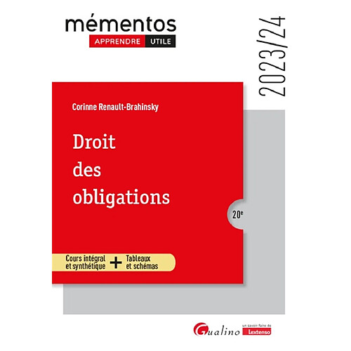 Droit des obligations : 2023-2024 · Occasion