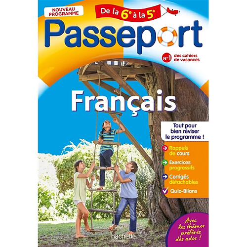 Passeport français, de la 6e à la 5e : nouveau programme