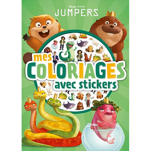JUMPERS : Mes Coloriages avec stickers : Disney Pixar