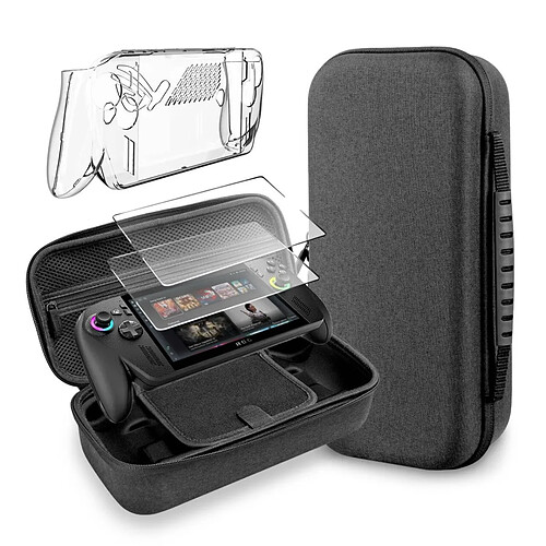 INF Ensemble Étui de Transport pour Console Portable ROG Xbox Ally X - Coque de Protection & P
