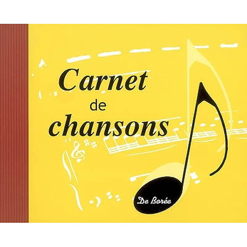 Carnet de chansons · Occasion
