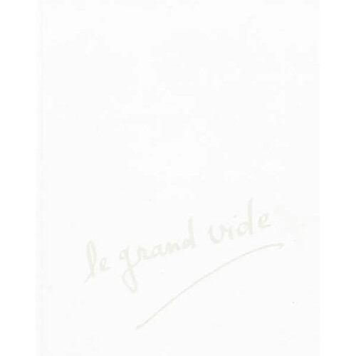 Le grand vide · Occasion