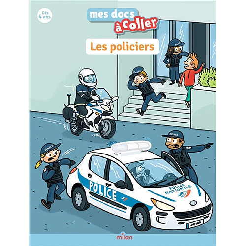 Les policiers : j'apprends avec mes autocollants !