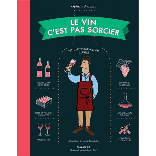 Le vin c'est pas sorcier : petit précis d'oenologie illustré · Occasion