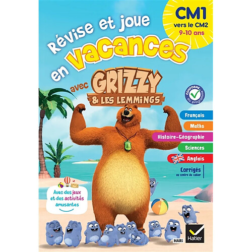 Révise et joue en vacances avec Grizzy et les lemmings : CM1 vers le CM2, 9-10 ans