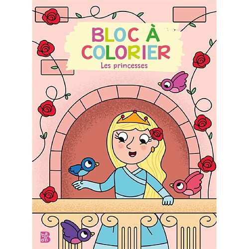 Bloc à colorier : Les princesses
