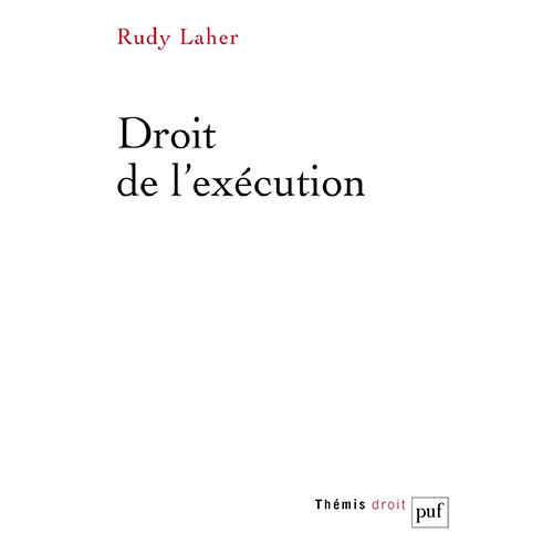 Droit de l'exécution
