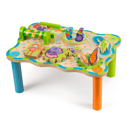 First Play - Table 1er âge Multi-activités Thème animaux de la jungle