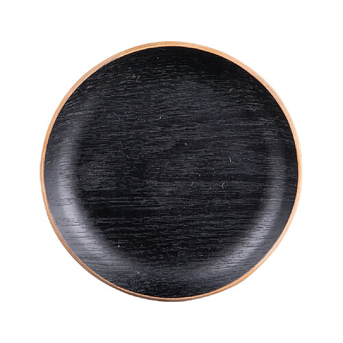 Table Passion Set de 6 dessous de verre bois noir 12 cm