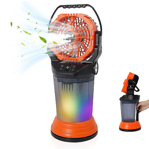 ByteLike Ventilateur Brumisateur Portable Rechargeable 15000mAh