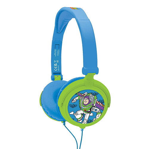 Lexibook Casque stéréo filaire pliable avec limitation de volume d'écoute Toy Story