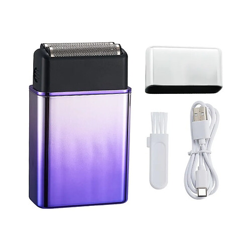INF Rasoir de voyage portable pour homme — Mini USB rechargeable, IPX étanche, moteur constant
