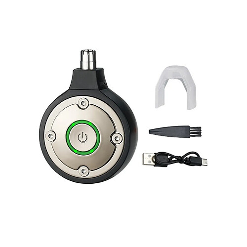 INF Tondeuse à poils de nez électrique rechargeable – Mini tondeuse portable avec lame inoxyda