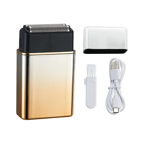 INF Rasoir de voyage portable pour homme — Mini USB rechargeable, IPX étanche, moteur constant