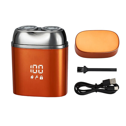 INF Rasoir électrique homme - Rasoir rechargeable humide et sec avec tête flottante 3D, systèm