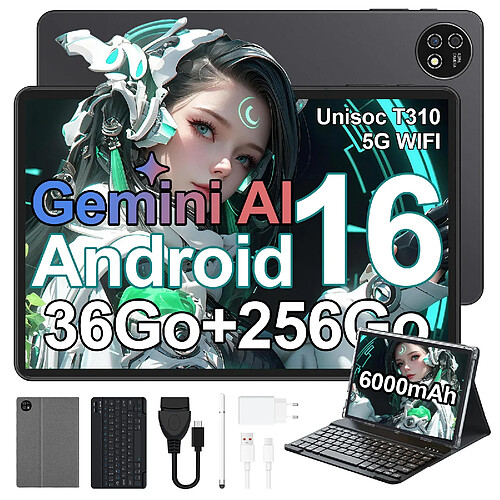 VANWIN Tablette tactile 10,36"- Android 16- 36Go RAM - 256Go/1To TF
