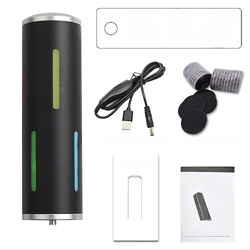 INF Lime à Pieds Électrique à Vitesse Réglable avec Adaptateur EU 5V et Câble de Charge Black