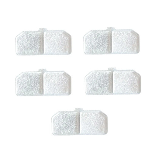 INF Lot de 5 filtres de remplacement pour fontaine à eau pour animaux - Hydratation optimale