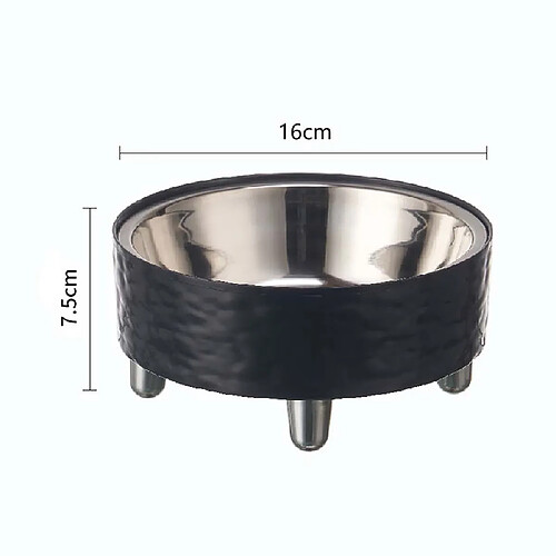 INF Gamelle surélevée pour animaux de compagnie avec bol en acier inoxydable - Confort et hygi