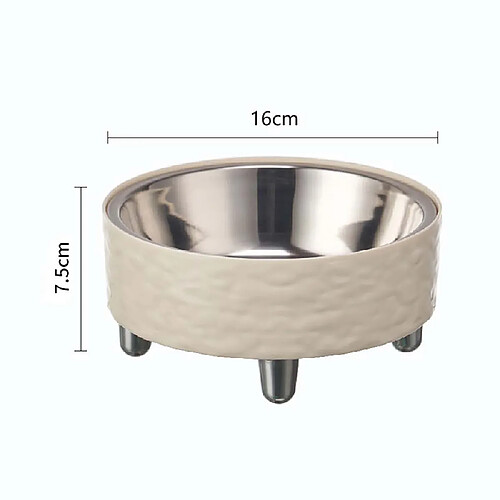 INF Gamelle surélevée pour animaux de compagnie avec bol en acier inoxydable - Confort et hygi