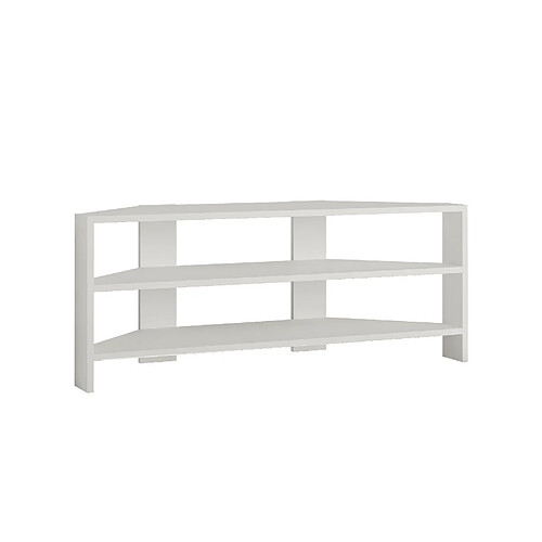 Hanah Home Meuble TV en bois - 110 x 36 x 45 cm - Blanc