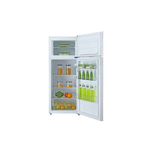 Glem GRF2103WH - Réfrigérateur 2 portes 204 L - Blanc