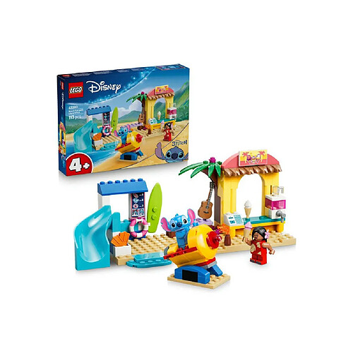 LEGO Disney 43280 Beach Fun avec Lilo et Stitch - 113 pièces