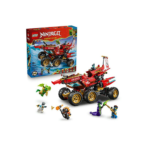 LEGO NINJAGO 71869 Land Bounty - Set Véhicule 3 en 1 - 1214 Pièces