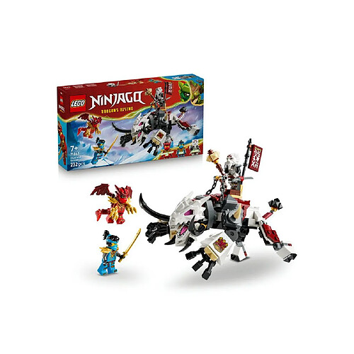 LEGO NINJAGO 71863 Zilvar & Grimtak Dragon Beast - 232 pièces