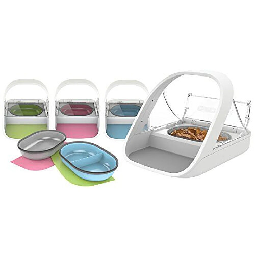 Surefeed Bols et Tapis pour Chat et Petit Chien - Bleu